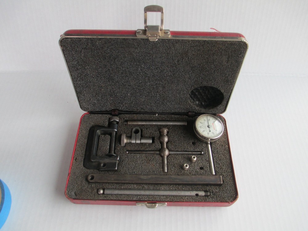 STARRETT 196 UNIVERSAL BACK PLUNGER DIAL INDICATOR SET B57