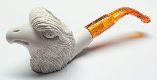 Imported Miniature Meerschaum Pipe - EAGLE