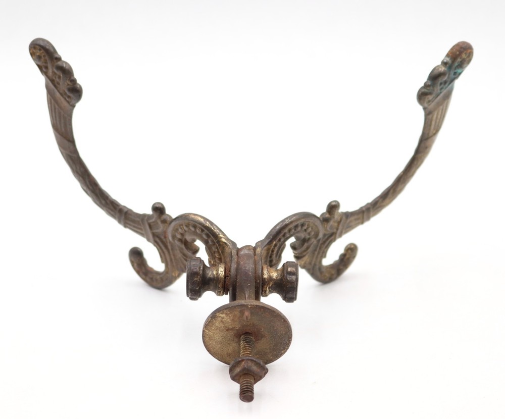 Cast Iron Antique Beaded Victorian Hall Tree Hook