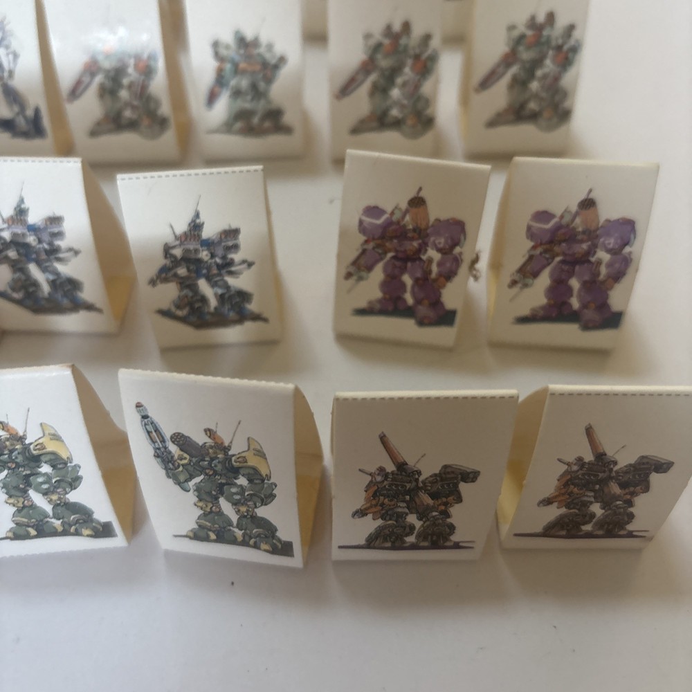 Vintage Battletech Combat Cardboard Character Standees