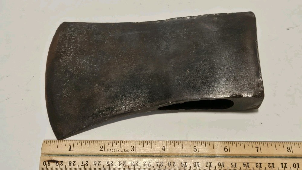 Vintage Unknown Maker Single Bit Axe Head 3.5 Pounds