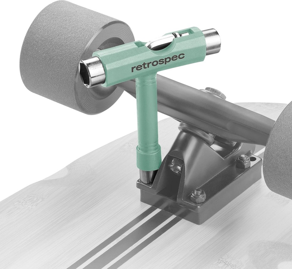 Retrospec Upkeep All-in-One Multi-Function Portable Skate Tool 2-in-1 , Matcha