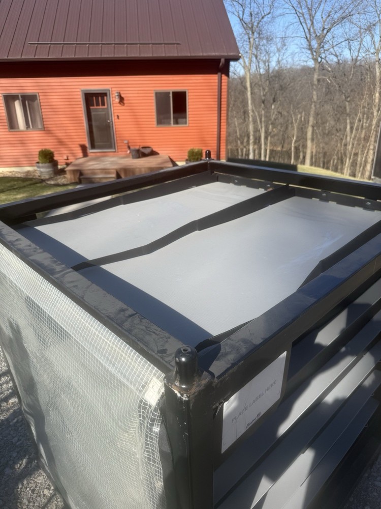 Industrial 48x45x51 Shipping Stack Racking With Removable Storage Dins