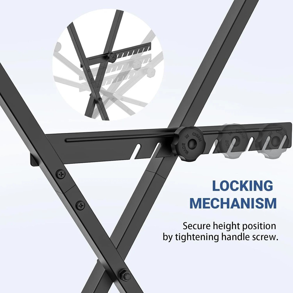 Versatile Digital Piano Stand, 100 lb Capacity