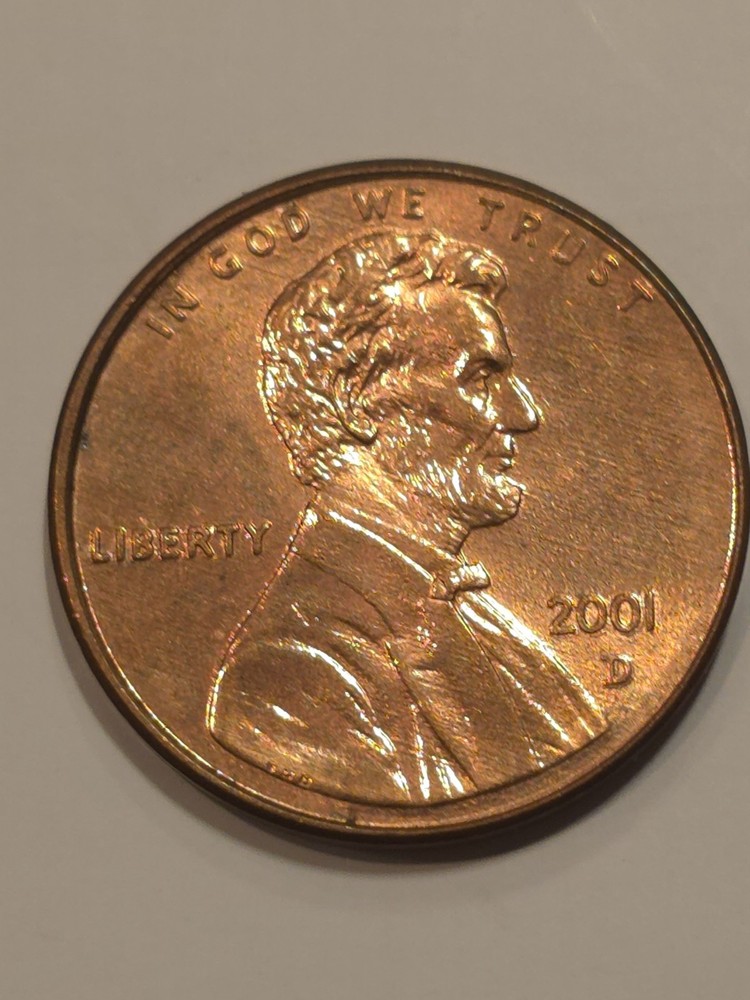 2001 D BU Lincoln Memorial Cent