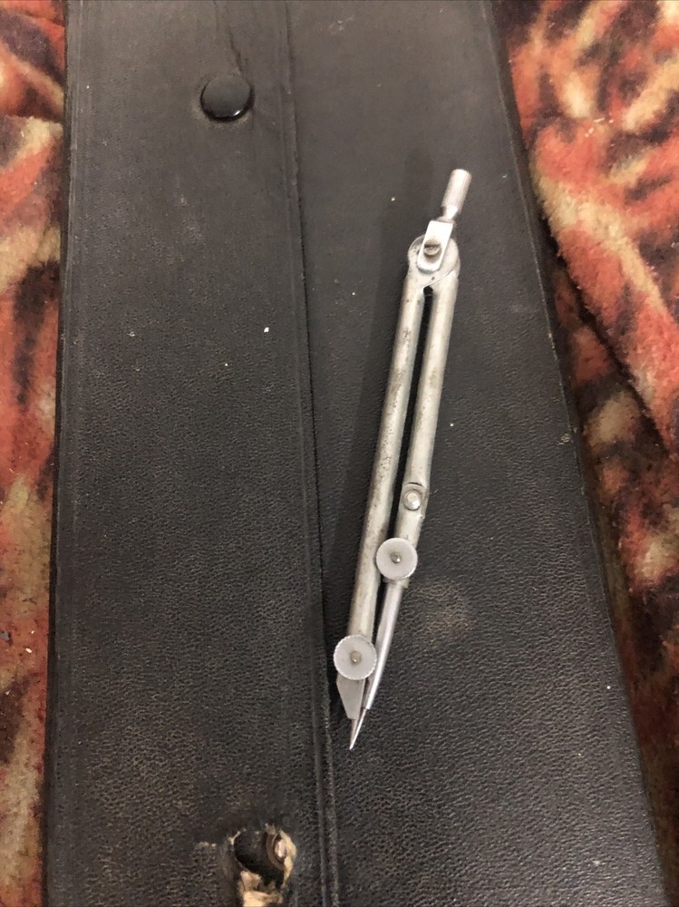 Vintage Complete Incomplete Drafting Set With Hard Shell Case Germany