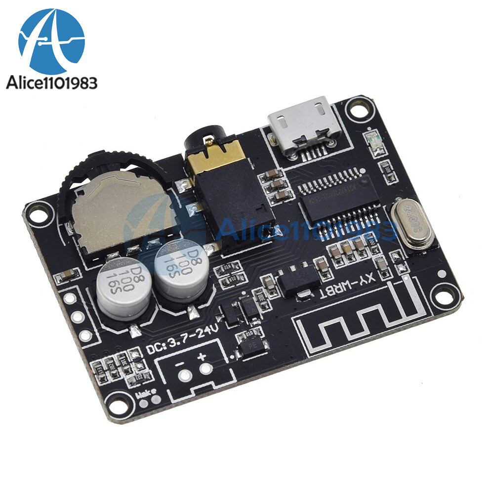 Adjustable Volume DC3.7-24V Bluetooth 5.0 Stereo Audio Decoder Board