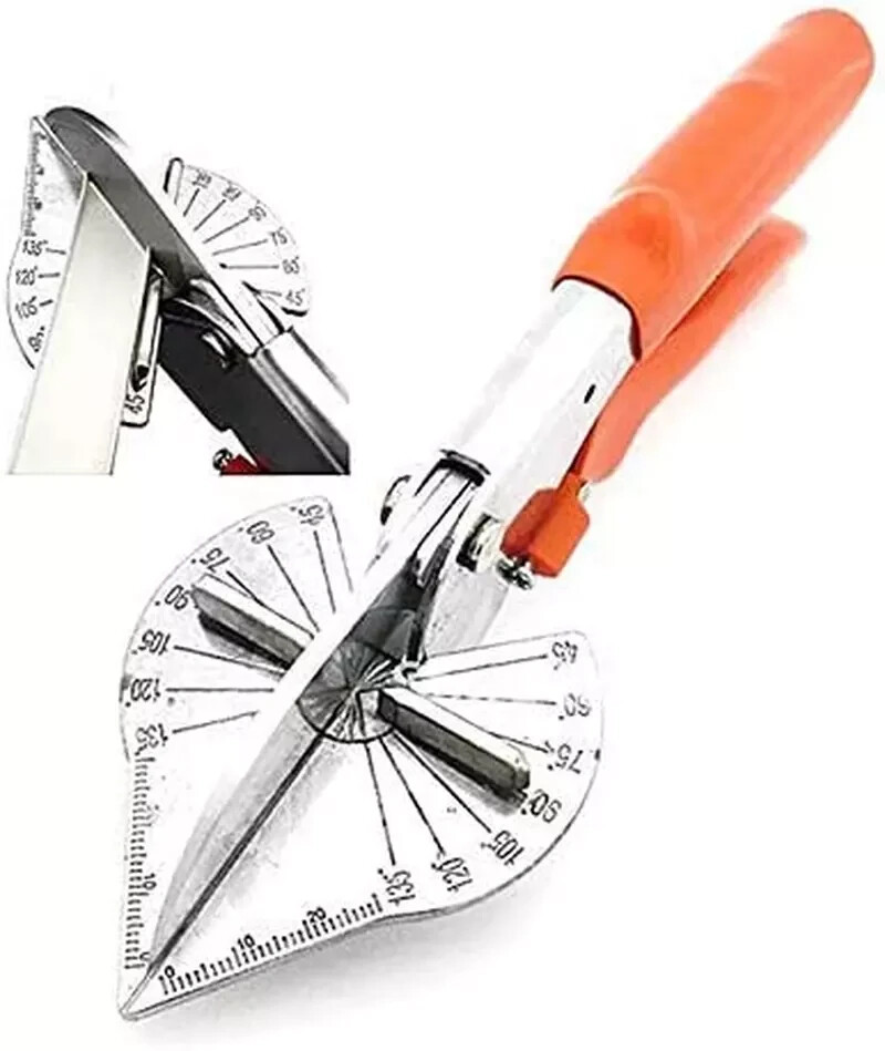 Multi Angle Miter Shear Cutter Hand Tools,45-135 Degree Adjustable Angle Scissor