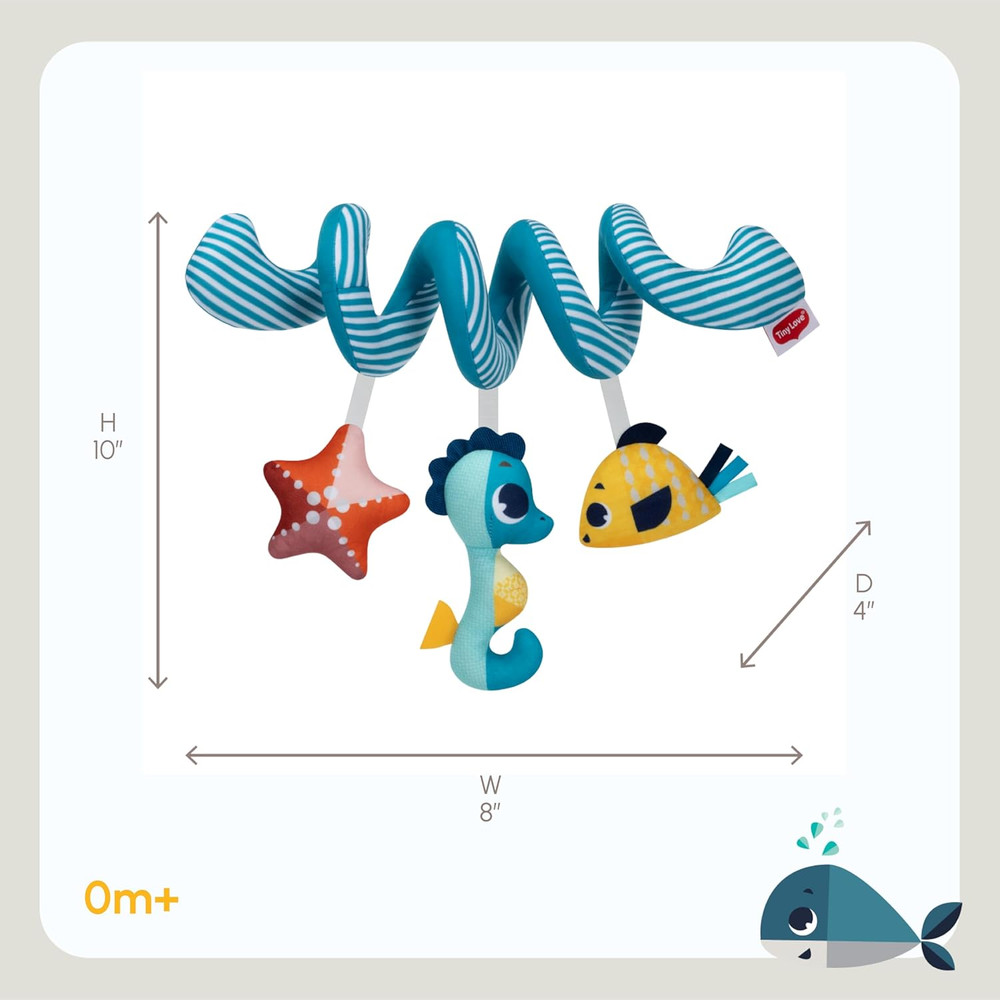 Spiral Stroller Activity Toy, Tiny Mariners