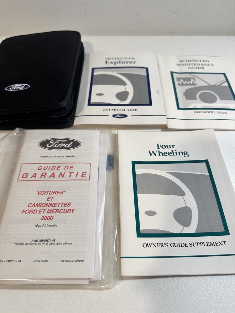 2001 Ford Explorer Owner's Manual Set