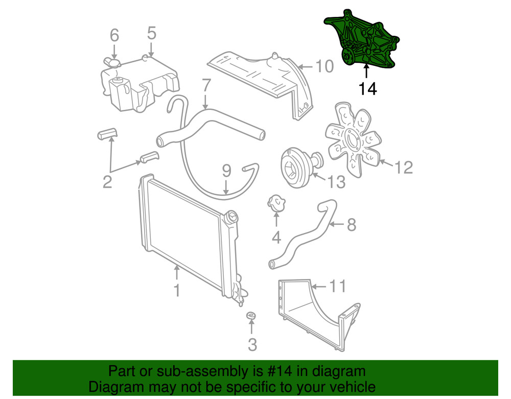 Genuine GM Mount Bracket 24576632