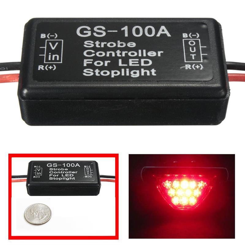 Universal 3rd Brake light Stop Light Pulsing Strobe Flash Module JEEP FIAT DODGE