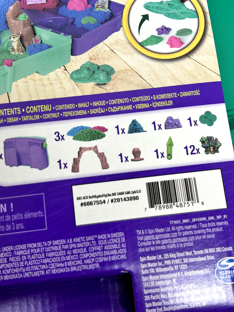 NEW Kinetic Sand Magic Molding Rainforest Kingdom