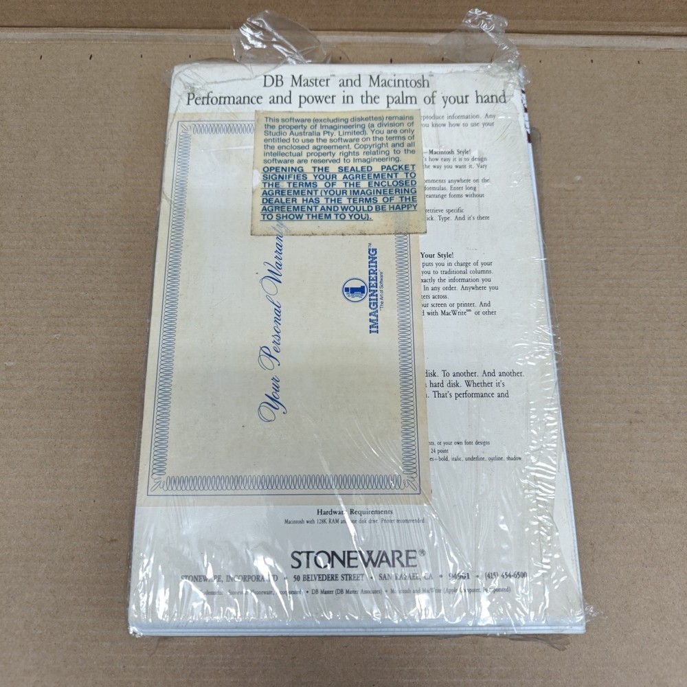 DB Master database software for the Apple Macintosh, originally published by...