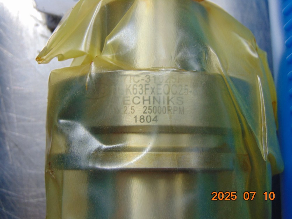 (1) Techniks HSK63F X EOC25-80 HSK/EOC COLLET CHUCK