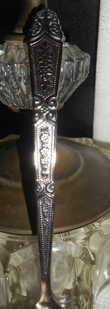 Oneida Stainless 3pc Serving Set Artistry DOWRY Pattern Meat Fork Spoon Ladle