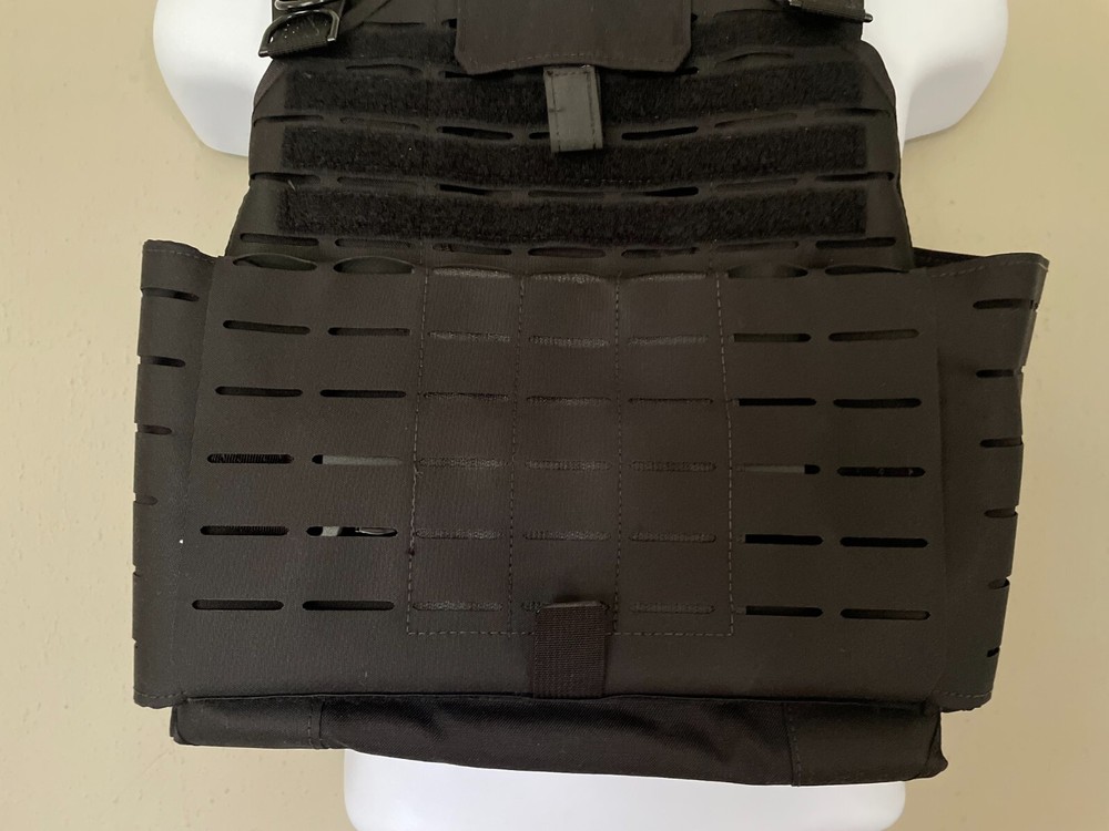 PROTECH Tactical Armor Plate Rack Carrier SHIFT 360 AWS QRS Large Black Webless