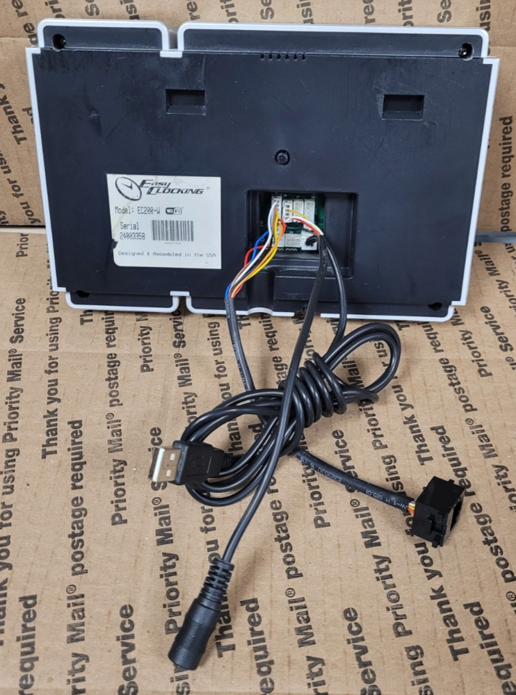 Easy Clocking EC200-W WiFi Time Clock Fingerprint/RFID Card Reader (POWERS ON)