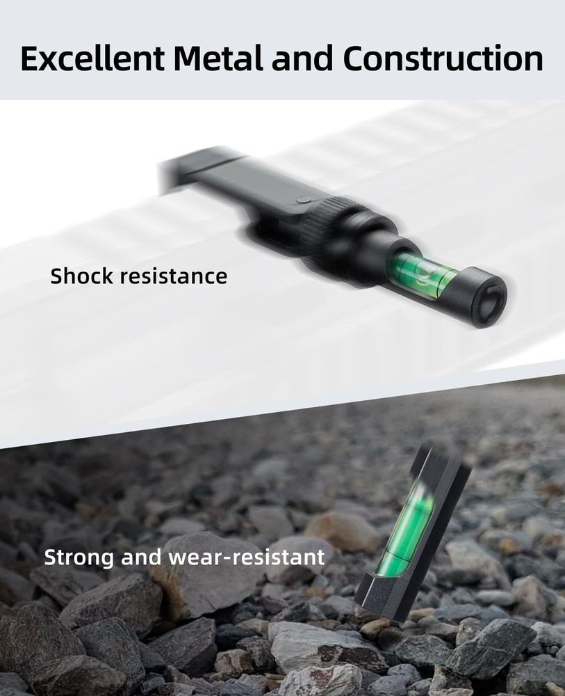 EZshoot Scope Leveling Kit with a Magnetic Level Precision Black