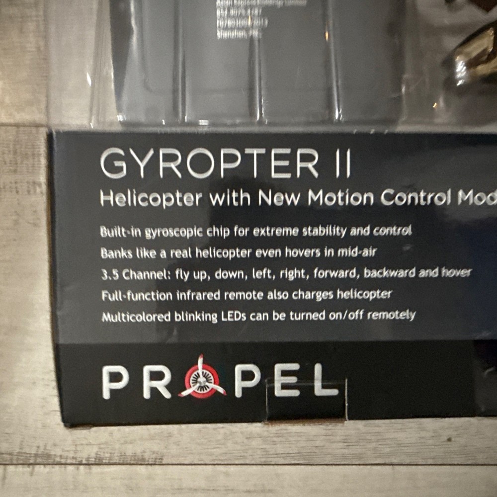 Propel / Gyropter 11 Remote Controlled Ages 12+.