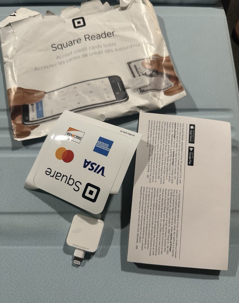 Square Reader for magstripe Credit Card Reader Mobile Compatible with iPhone