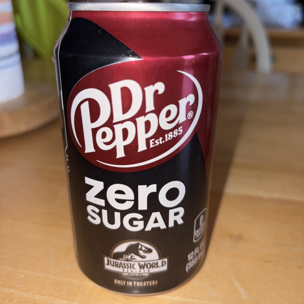 Dr. Pepper Zero Sugar 1 Empty Can