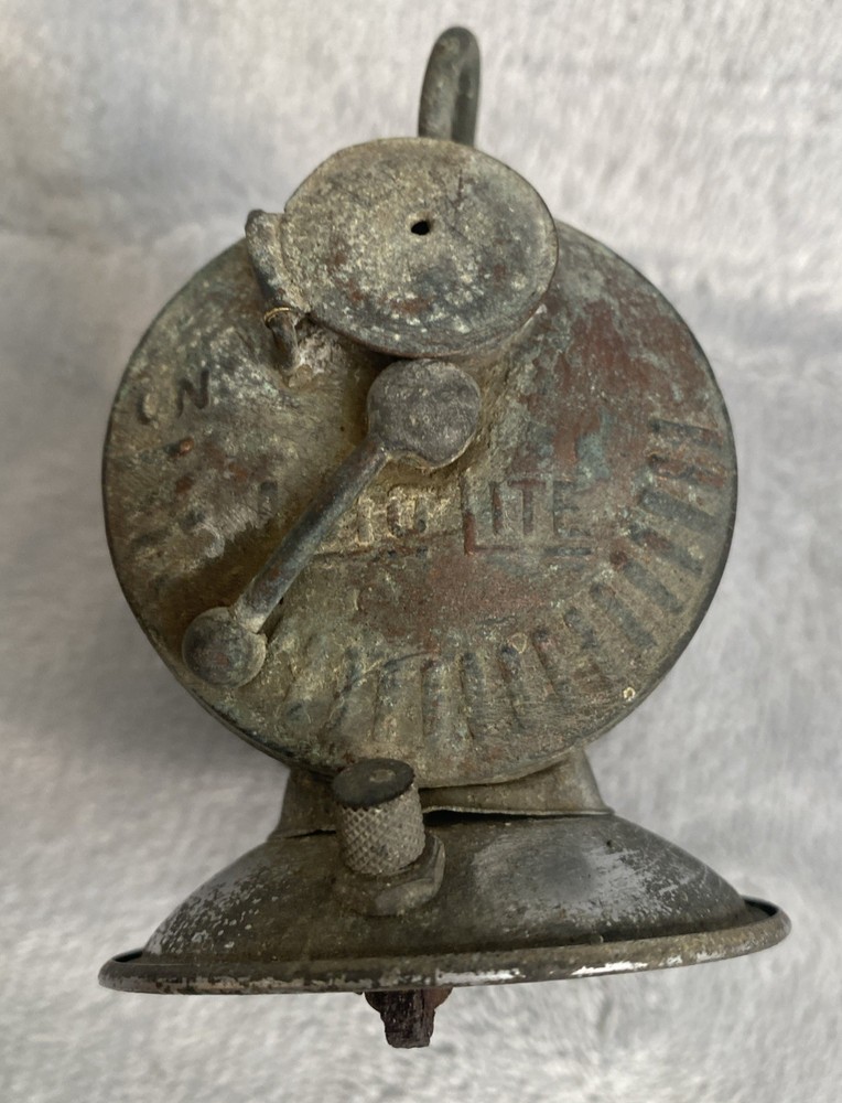 Vintage Auto Lite Carbide Mining Lamp