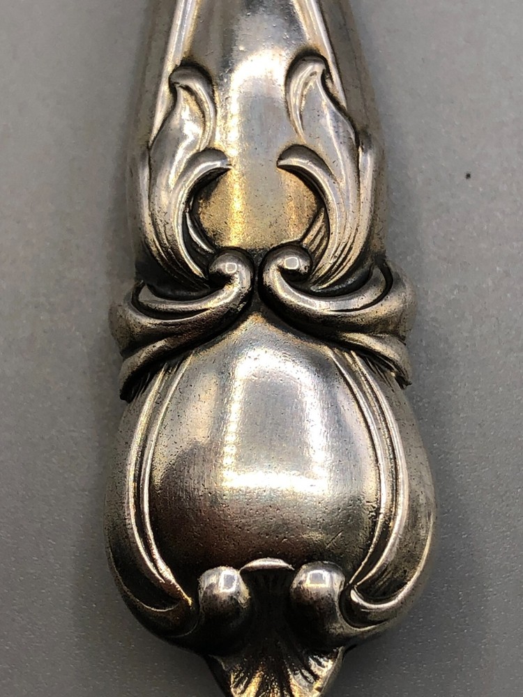 Antique Lorgnette Opera folding Spectacles 7.75", Silver plated handle
