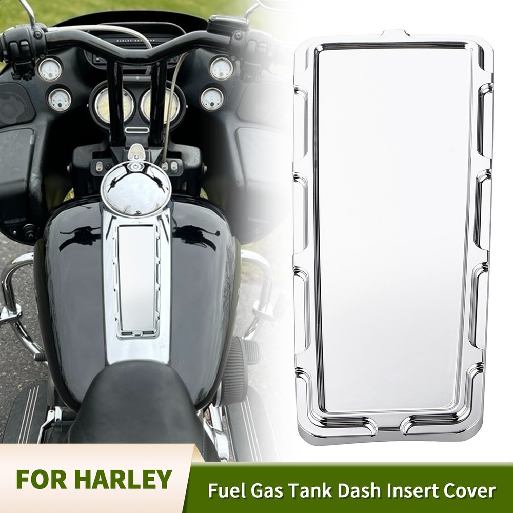 Front Chrome Dash Insert Cover For Harley Electra Glide FLHTC FLHTCU EFI FLHTI