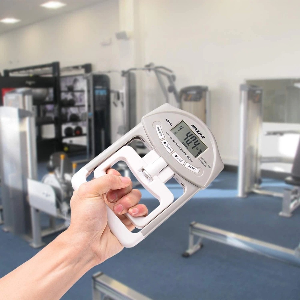 Digital Hand Dynamometer Grip Strength Measurement Meter Auto Capturing Elect...