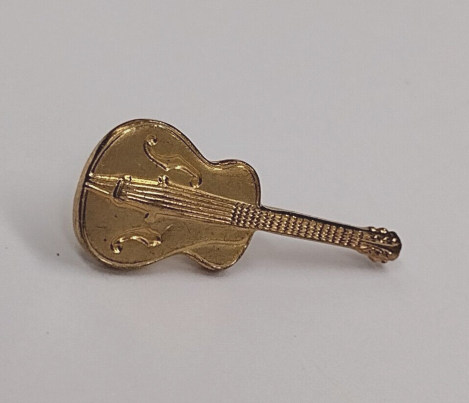 Guitar Small Gold Tone Small Tack Pin