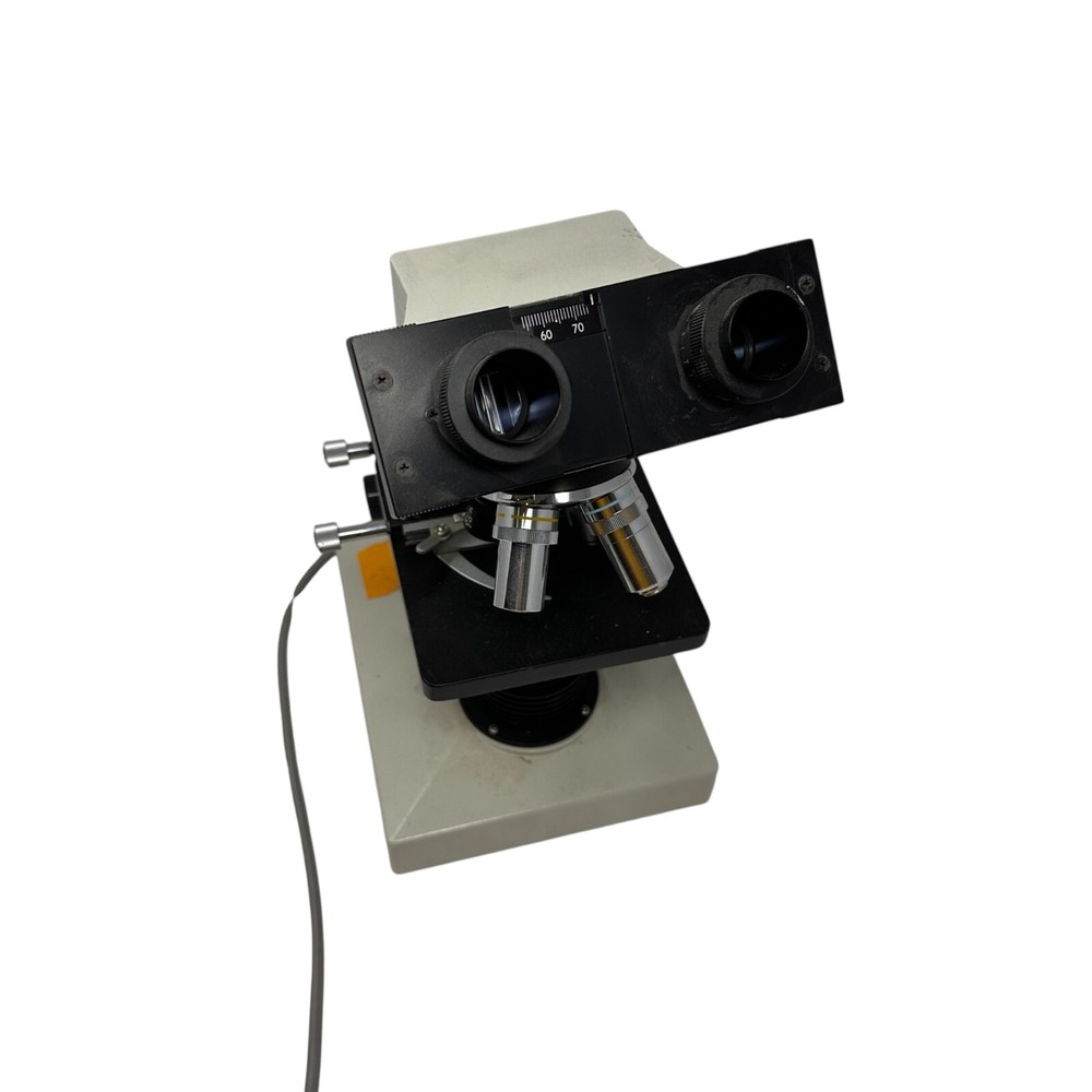 Ward's HVS-20 Binocular Compound Microscope 4 Objective Lenses Lab Scope