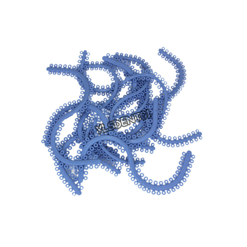 Dental Orthodontic Separators S Shape Rubber Ring ElasticTeeth 700Pcs