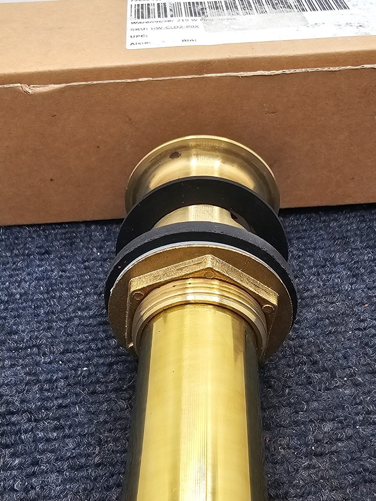 HW-CLD2-PBX: Press Type Pop Up Drain Without Overflow Hole 1 1/4 Drain