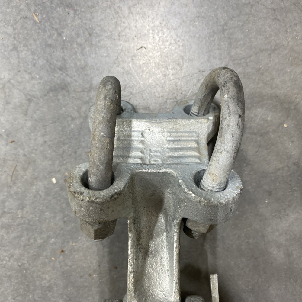 Chain Link 3" Industrial Offset 180 Degree Gate Hinge Double Clamps