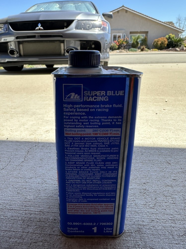 RARE ATE Super Blue Fluid - DOT4 - SEALED NEVER OPENED