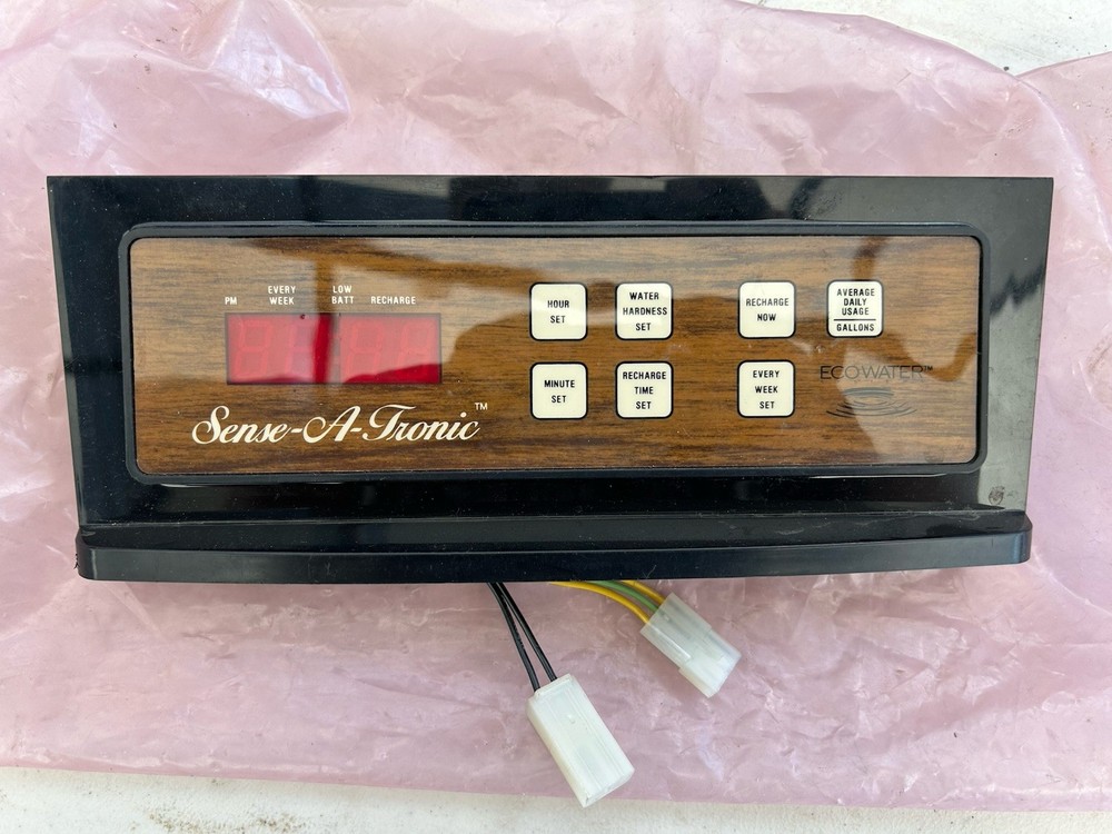 Old Ecowater Sense-A-Tronic Water Softener Control Panel Model 7083245, Untested
