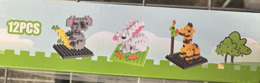 Lil Building Blocks: Awesome Animals 12 packs