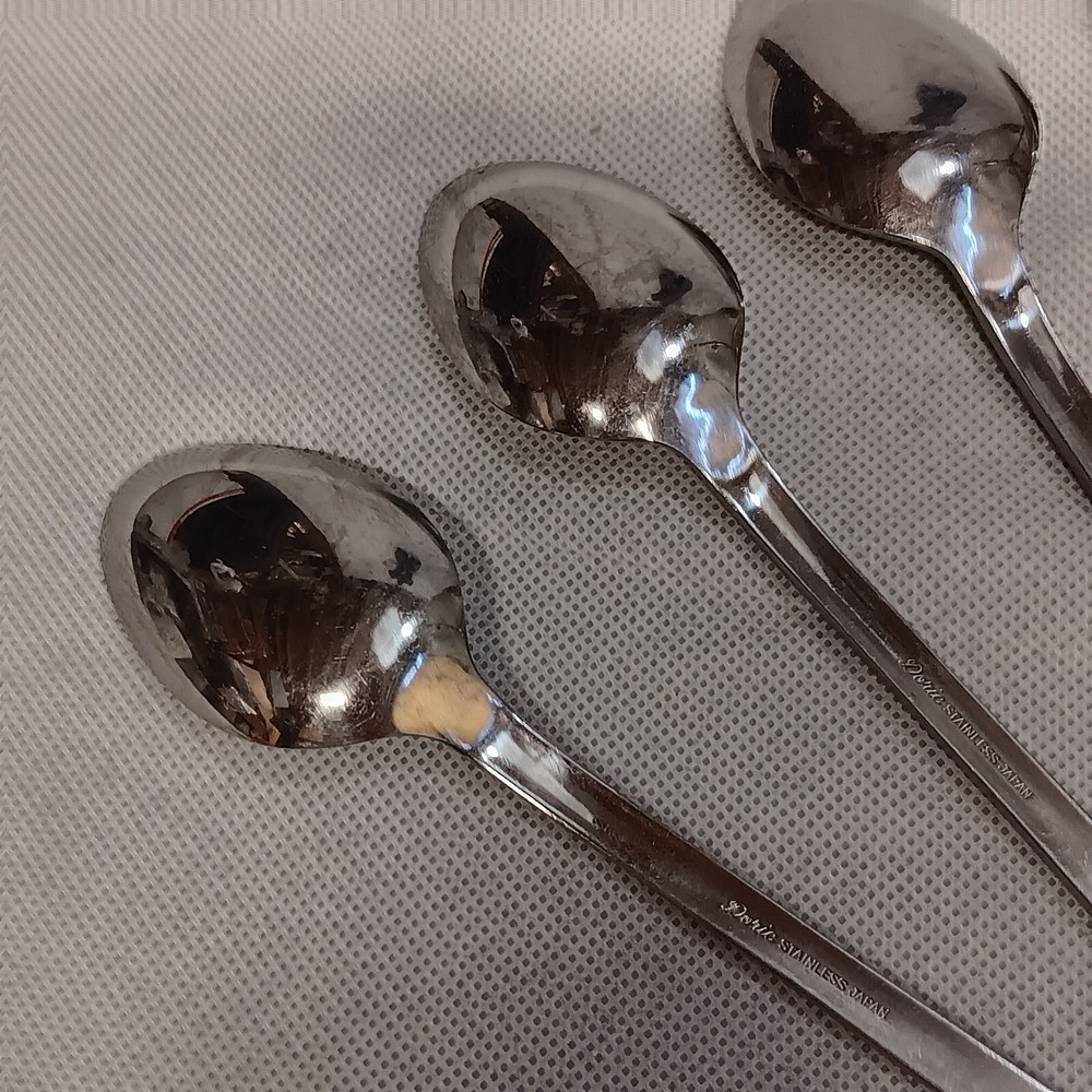 Doric Soup Spoons 4 Stainless Steel 7.5"