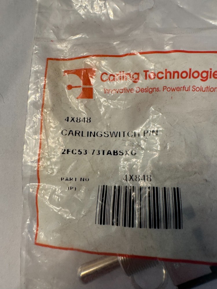 New Carlingswitch 4X848 2FC53-73TABSXG Toggle Switch
