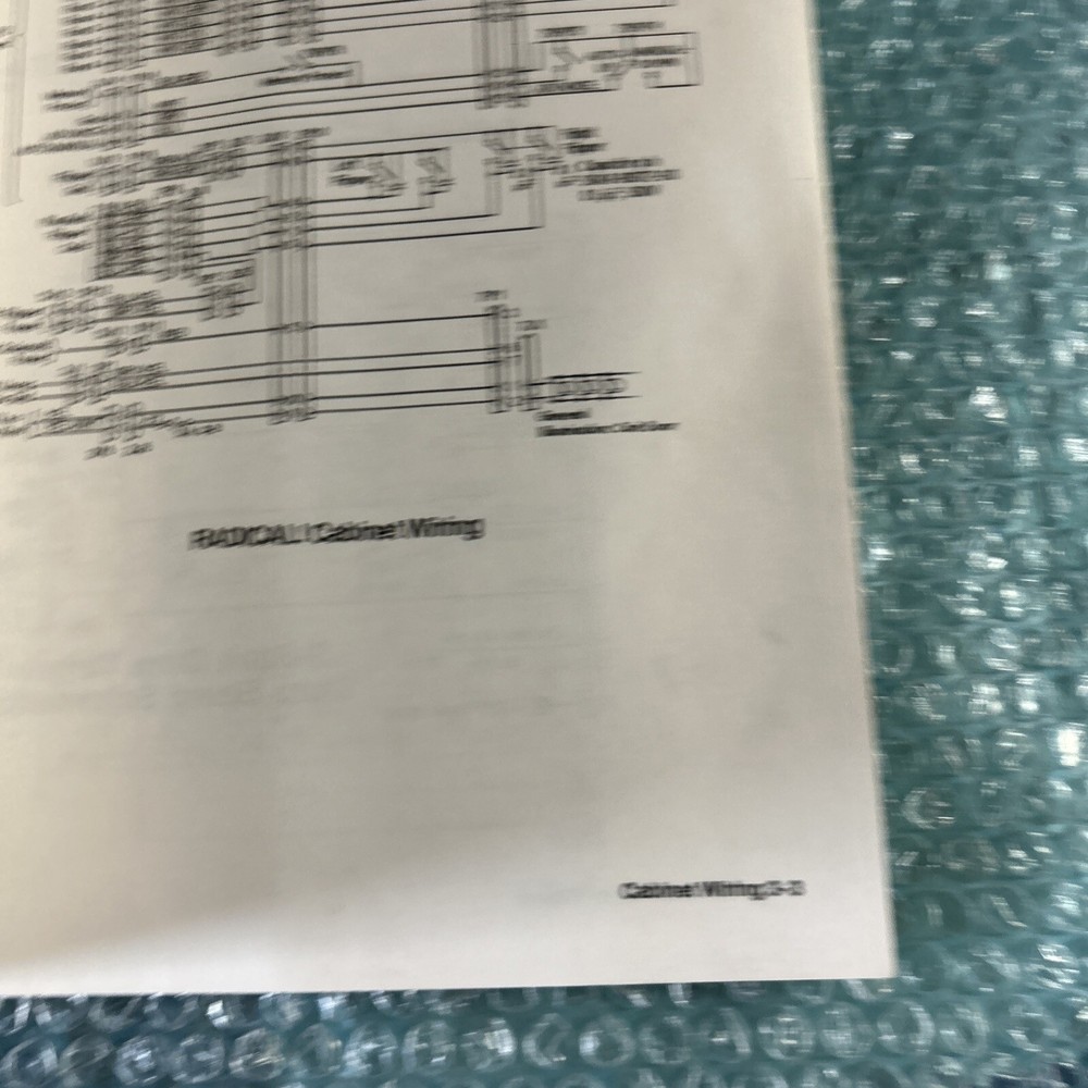 original Radical Bally ￼ pinball MACHINE manual Arcade Game