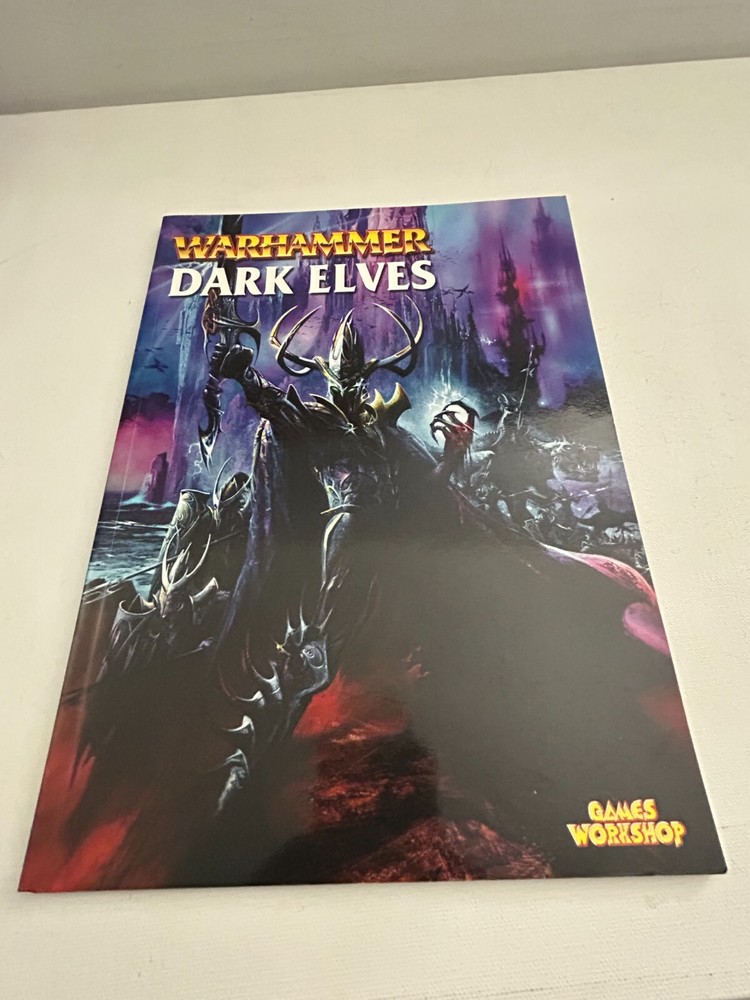 Warhammer Classic Dark Elves Elf Army Book Codex 2001 Excellent SC OOP