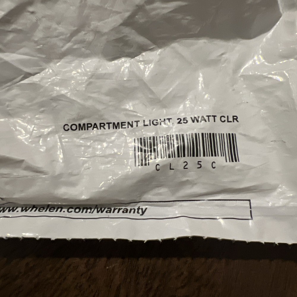 Whelen 56 Series Compartment Light- 12 Volt Clear