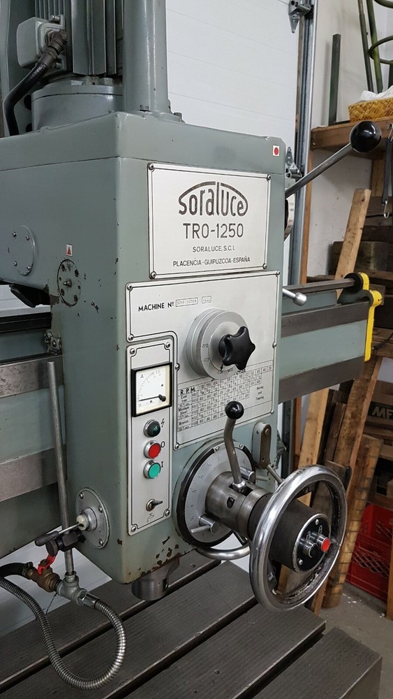SORALUCE TRO-1250 column Radial drill drilling machine