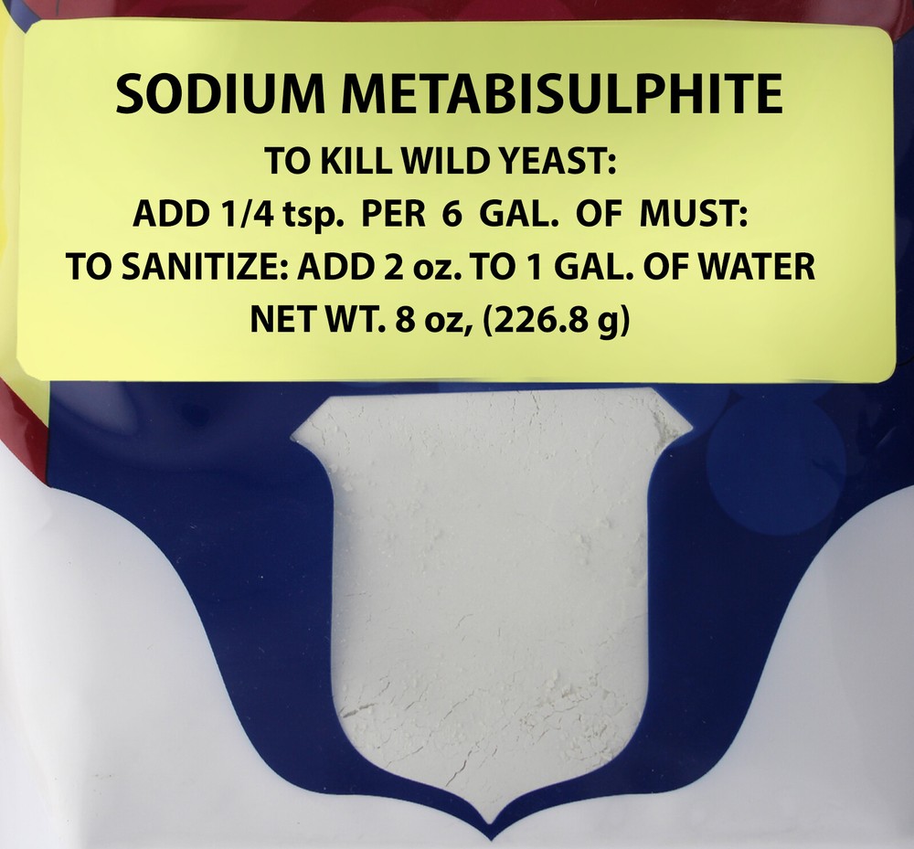 Sodium Metabisulfite - 8 oz.