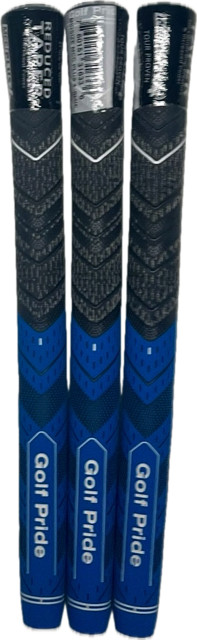 Golf Pride Multi-Compound Cord Plus 4 Grip (Blue) Midsize (SET OF 3)