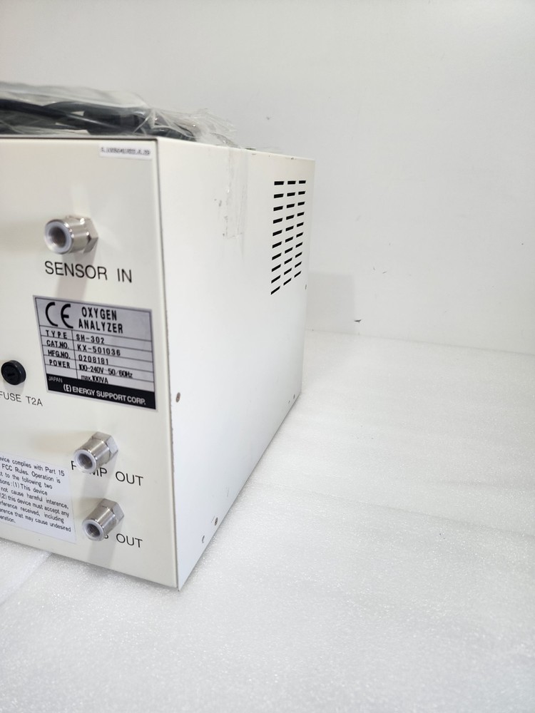 Energy Support SH-302 Oxygen Analyzer Module KX-501036 Working Surplus