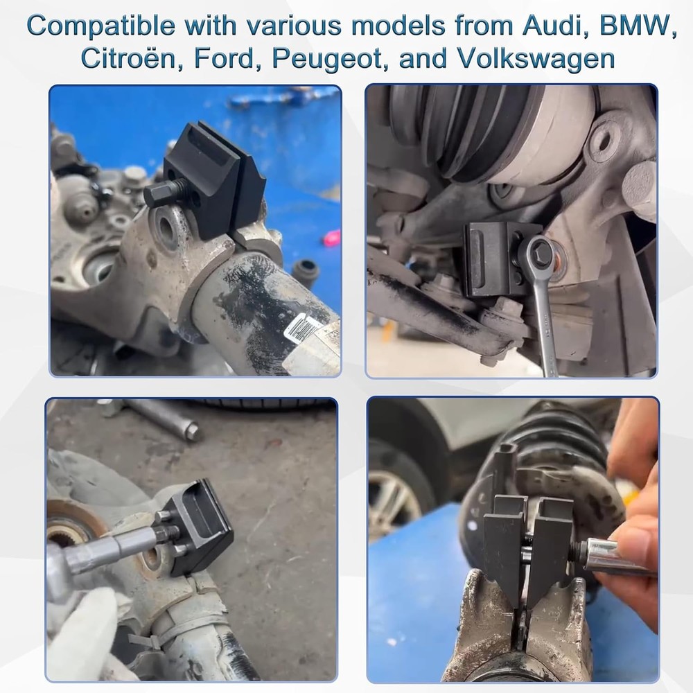 Universal Suspension Strut Split Hub Steering Knuckle Spreader Tool, Strut...