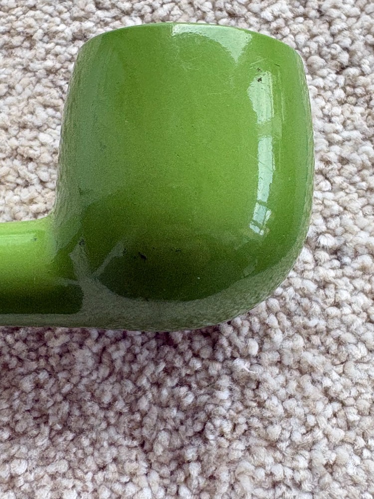 “Venturi” 60’s Green Pot Space Age Materials Hard Nylon Stem Pipe