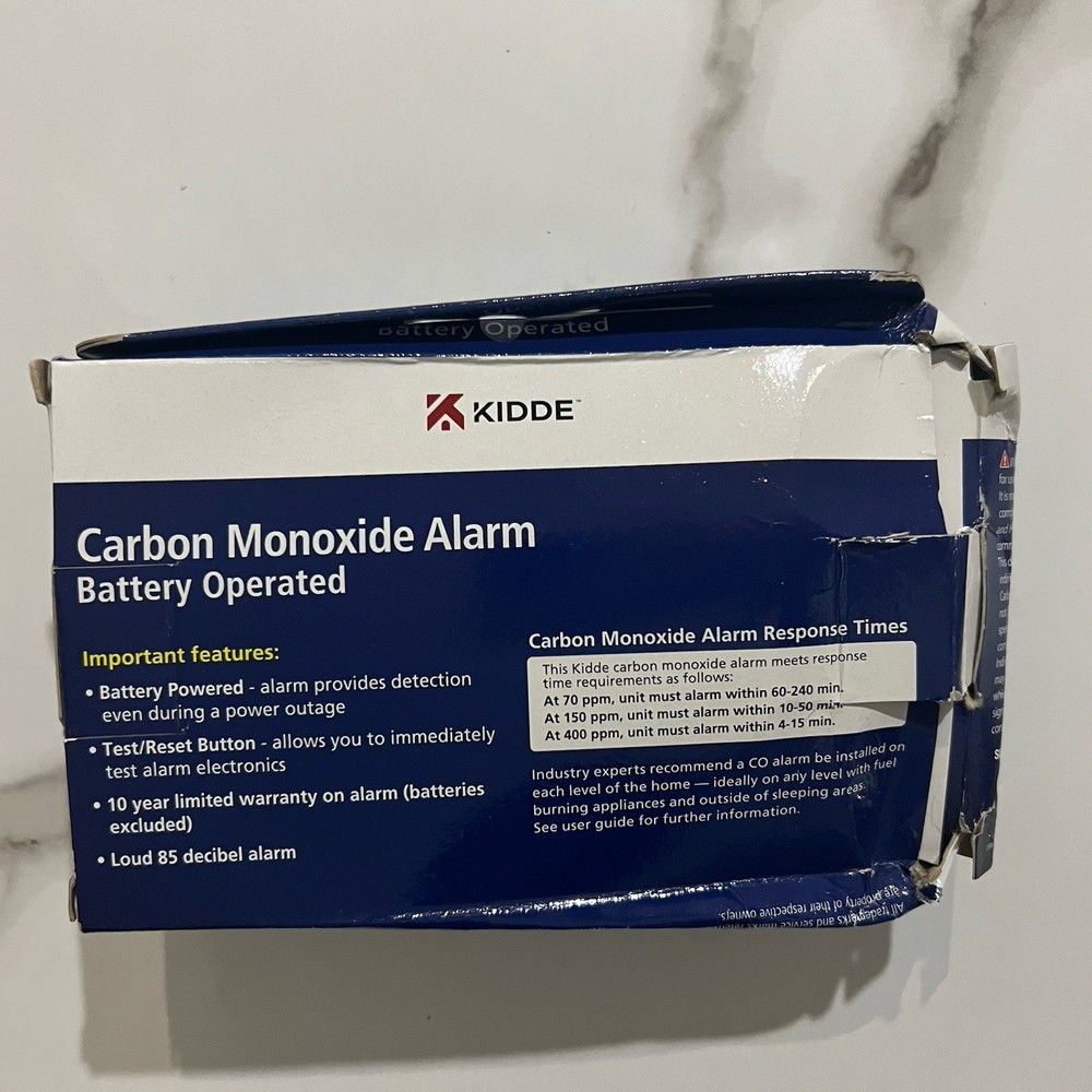 Kidde-CO Alarma Battery Operated-Basic Co Detection M.KN-COB-LP2